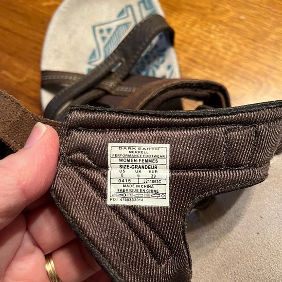 Women's Merrell Sandals Brown Size 8 - Picture 7 of 9
